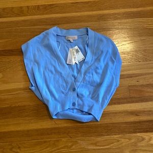 Cropped short sleeve sweater, philosophy